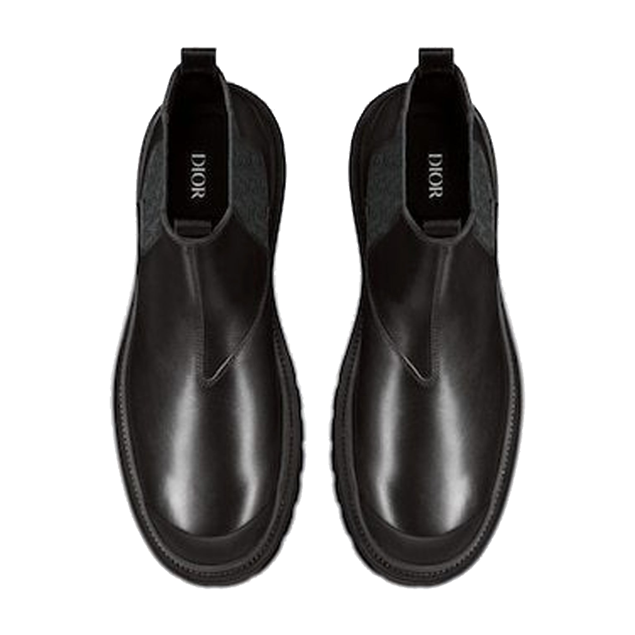 PreLoved Dior Monogram Detailed Creeper Leather Derby Boots  Black   Garmentory